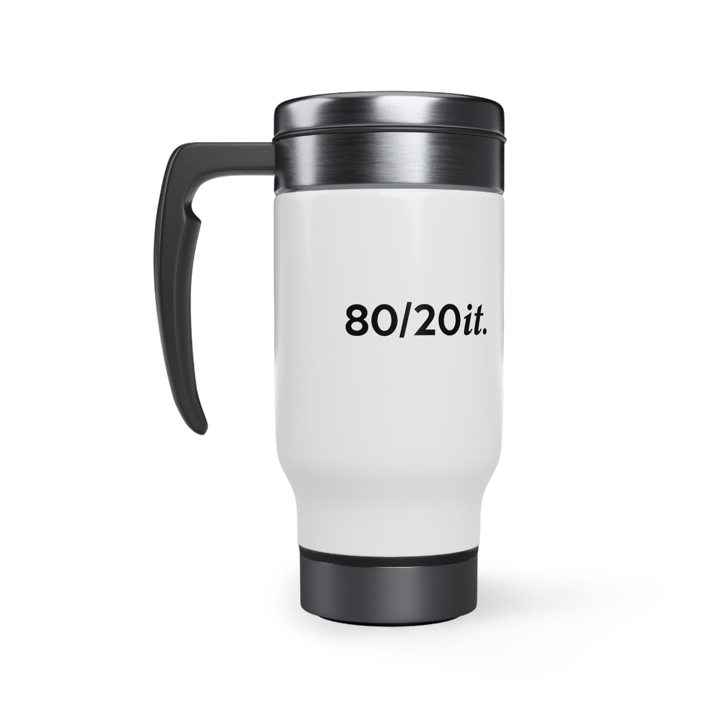 80/20it. Stainless Steel Travel Mug