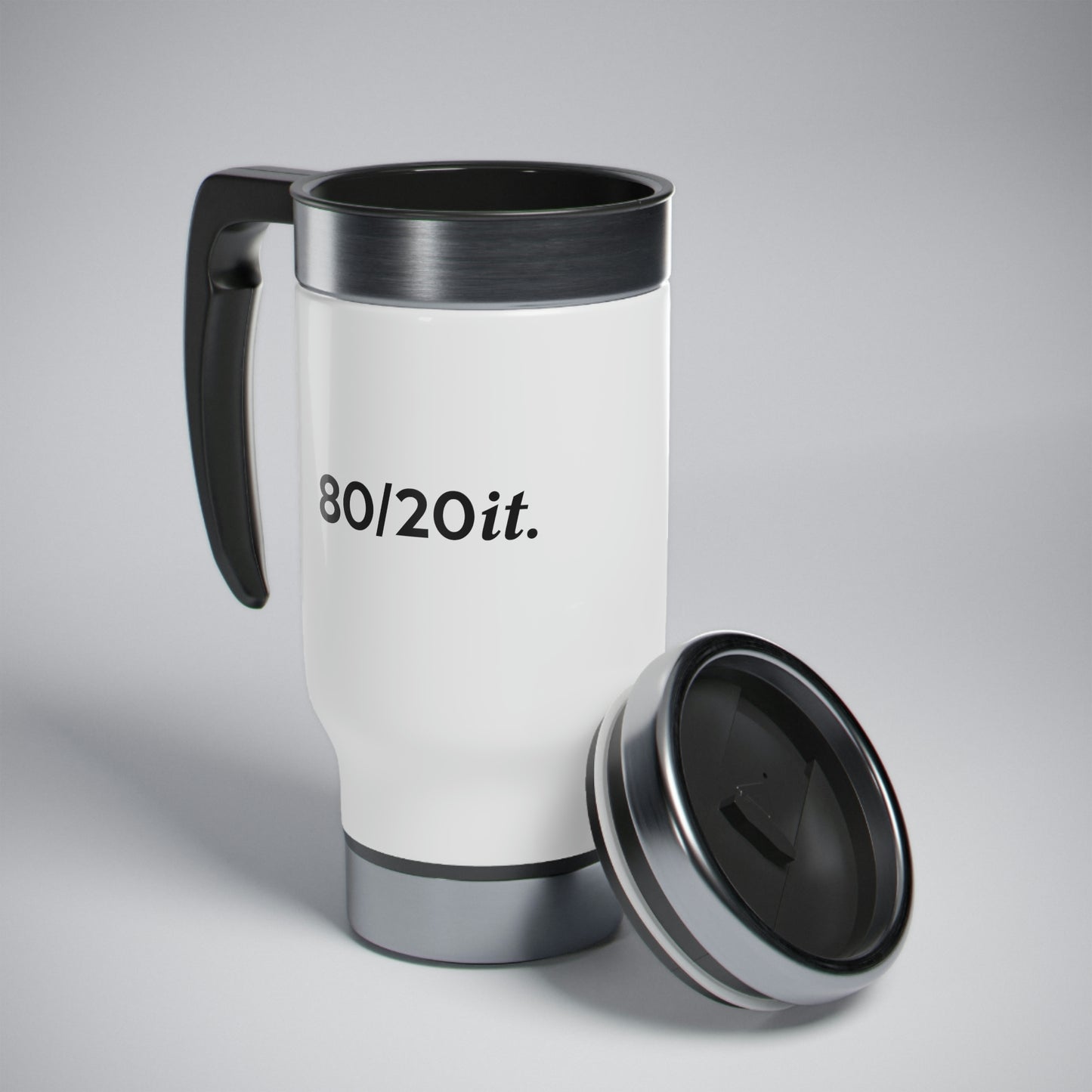 80/20it. Stainless Steel Travel Mug