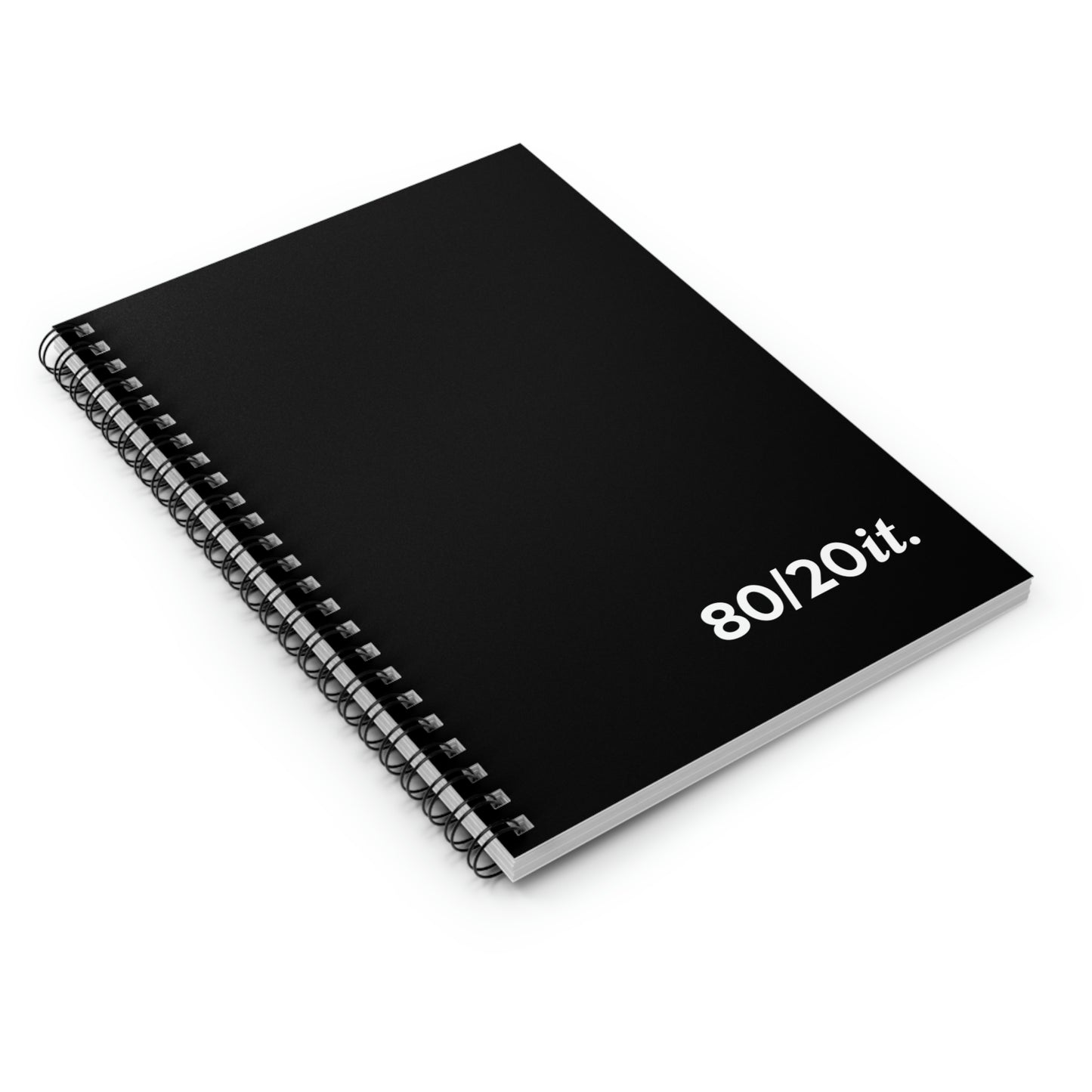 80/20it. Spiral Notebook