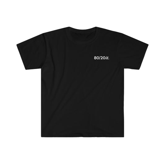 80/20it. Unisex Softstyle T-Shirt